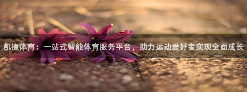 凯捷体育：一站式智能体育服务平台，助力运动爱好者实现全面成长